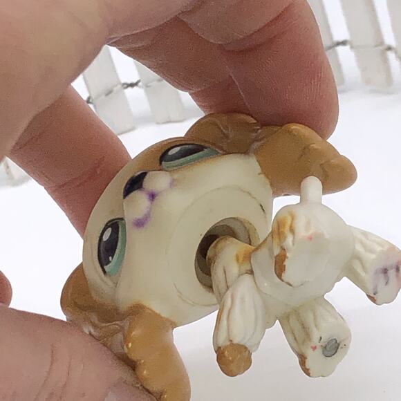 Littlest Pet Shop No # LPS Authentic Cocker Spaniel Dog Puzzle Green Eyes 2006 - Picture 7 of 7